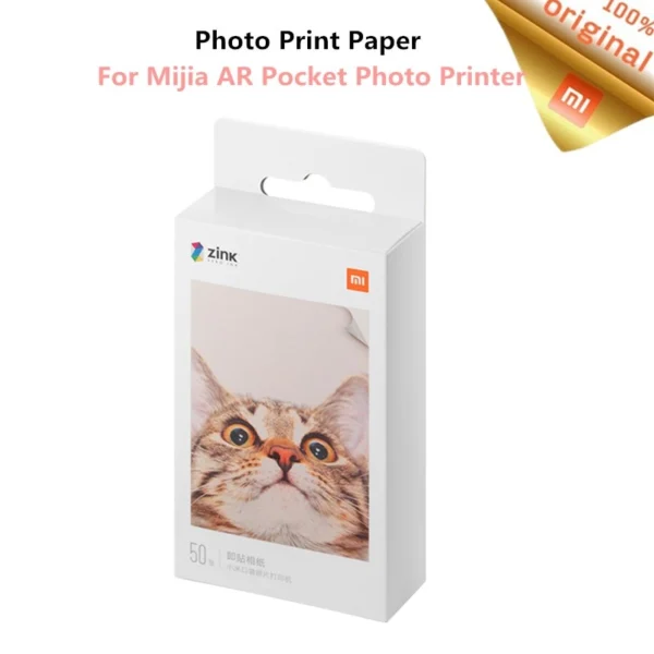 3-inch Pocket Photo Printer Paper for Instant Prints