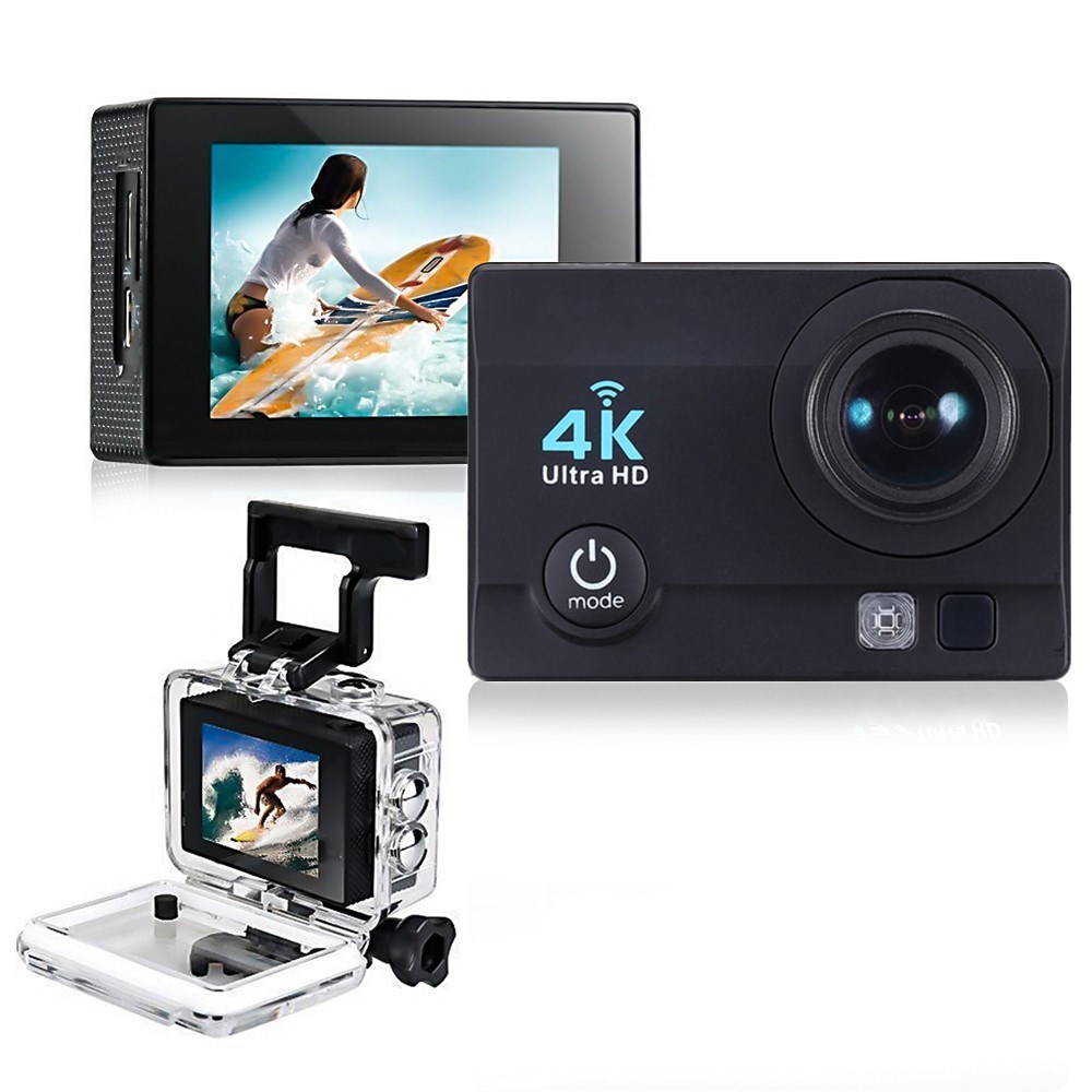 4K Wireless WiFi Action Camera with 2-inch LCD Screen