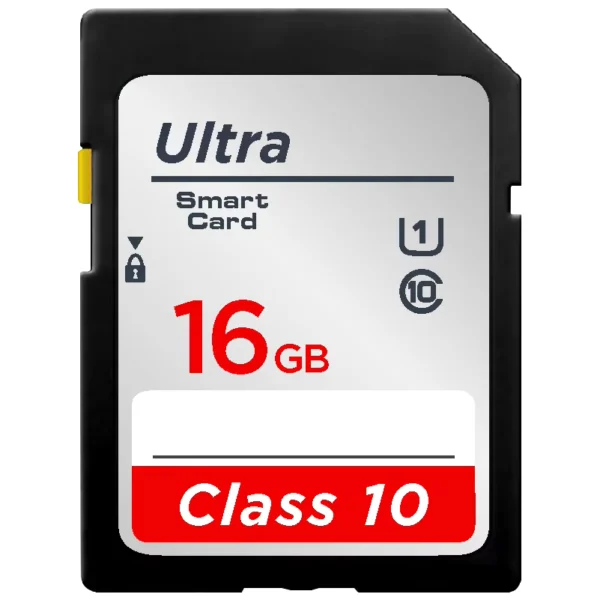 High-Speed SD Card V10 for Cameras 16GB to 256GB