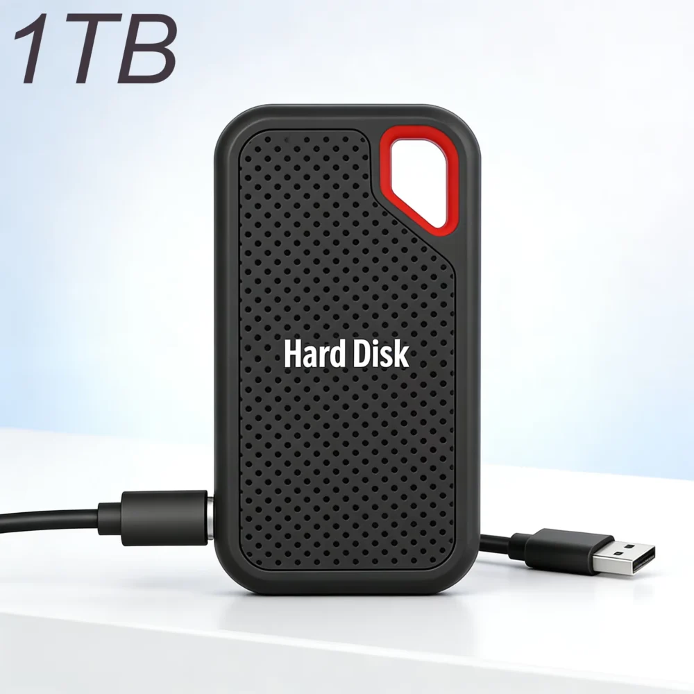 2TB Portable External SSD USB 3.2 Gen2 Fast Storage