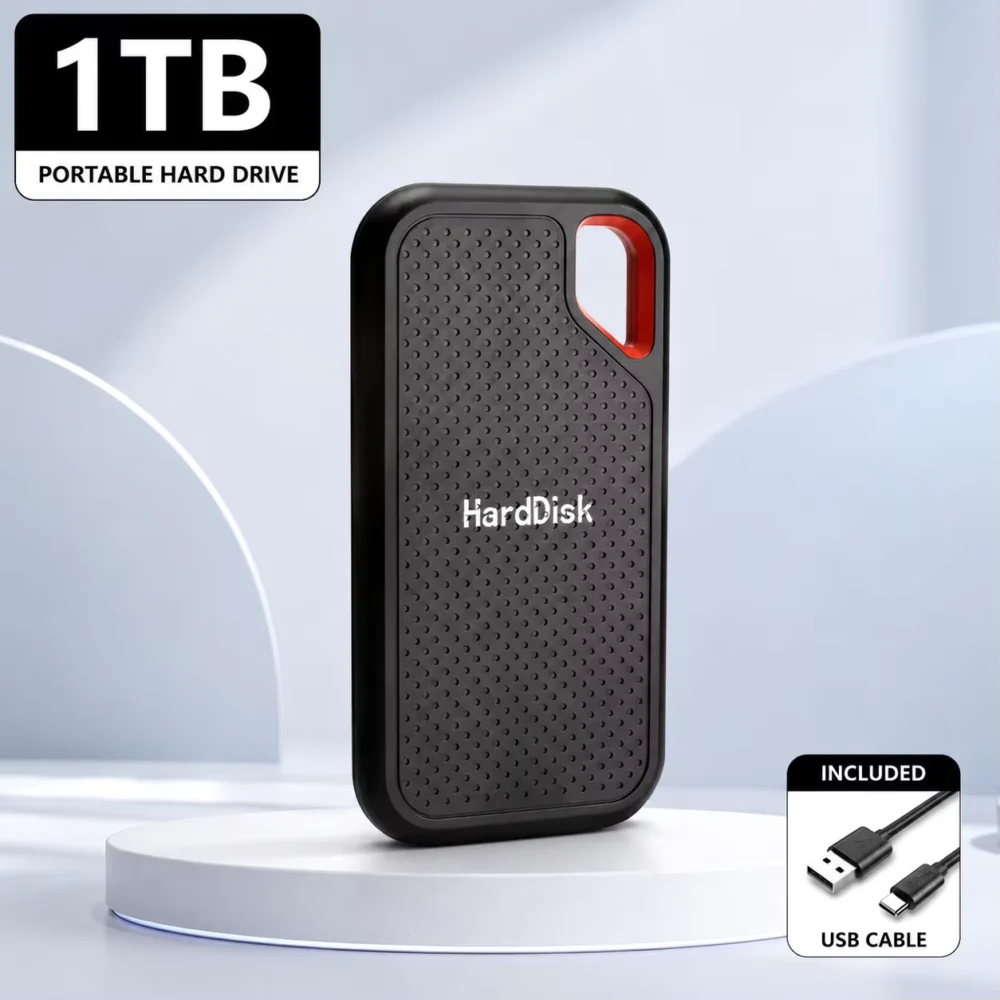 Portable External SSD 1TB to 128TB USB-C Fast Storage
