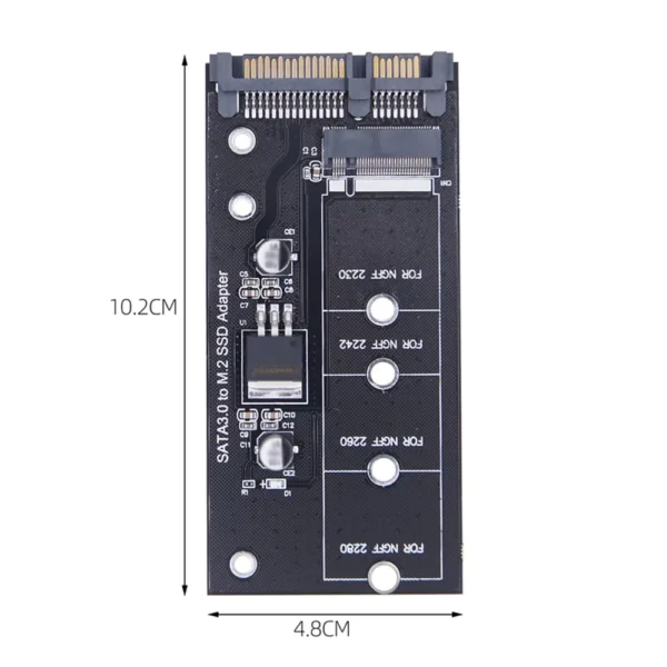 M.2 NGFF SATA SSD to SATA 3.0 Adapter Converter Card