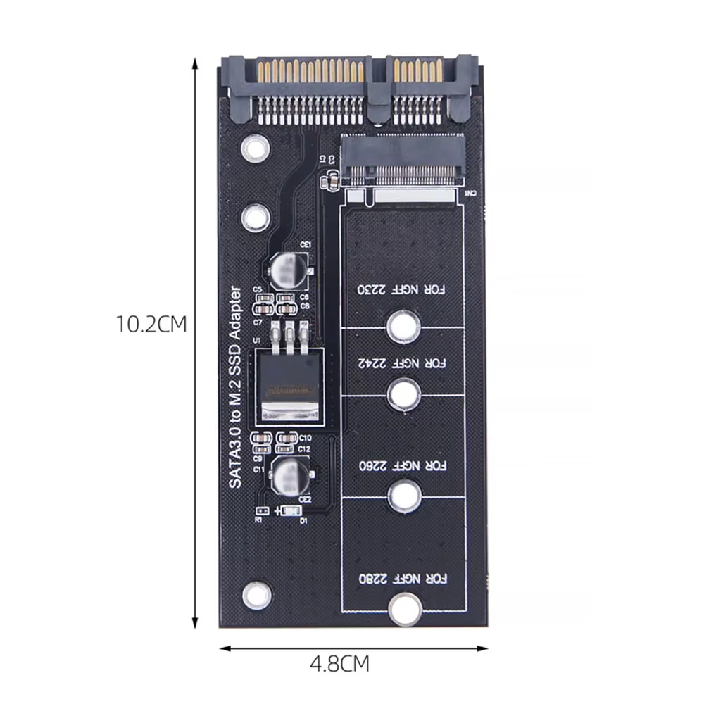 M.2 NGFF SATA SSD to SATA 3.0 Adapter Converter Card