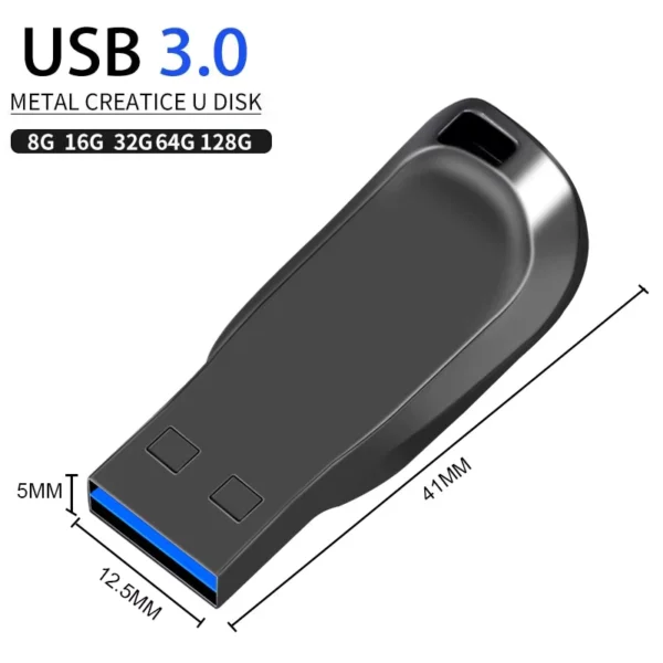 OUIO USB 3.0 Flash Drive 8GB-128GB Metal PenDrive