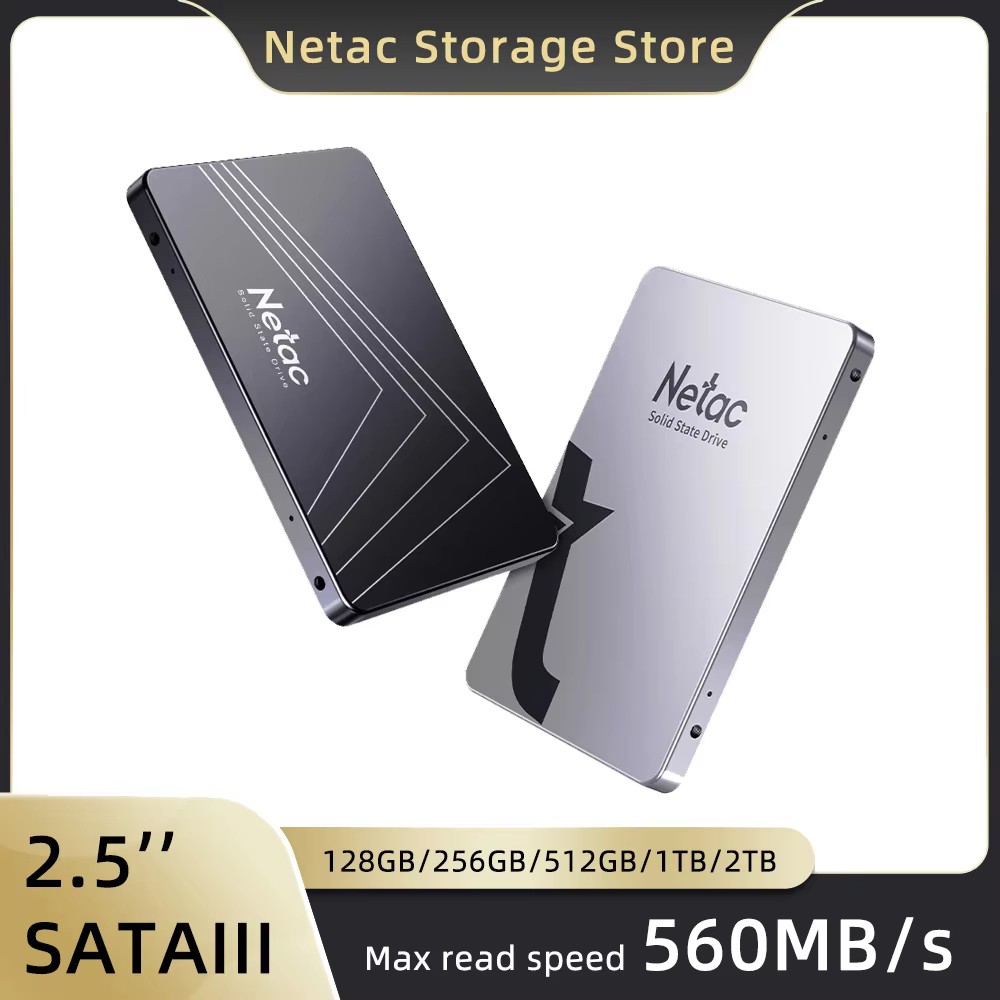 Netac 2.5" SATA III SSD with QLC NAND Flash