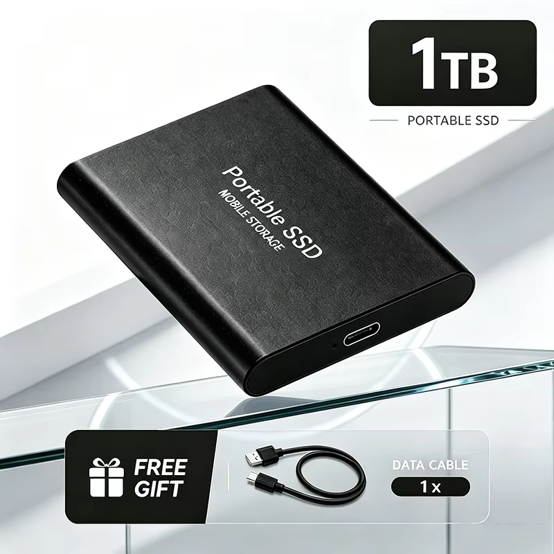 Portable SSD & External Hard Drive USB 3.1 Compact Storage