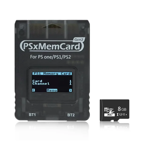Bitfunx PSxMemCard Gen2 for PS1 & PS2 Game Saves