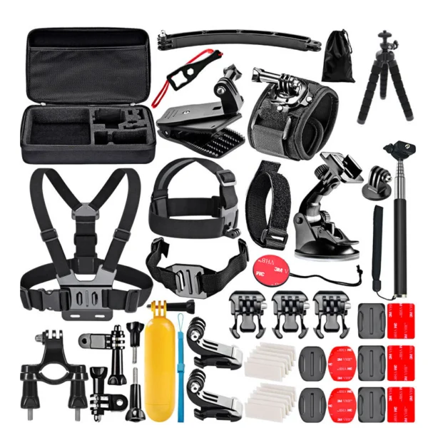 50-in-1 Camera Accessories Kit for Action Cameras