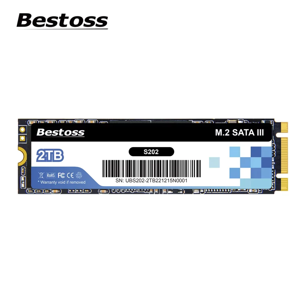 Bestoss M.2 SATA 3.0 SSD 120GB-1TB Internal Storage