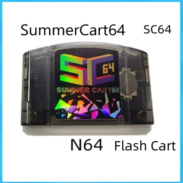 SC64 N64 Flashcart with 64GB SD & 4MB Expansion Pak Option