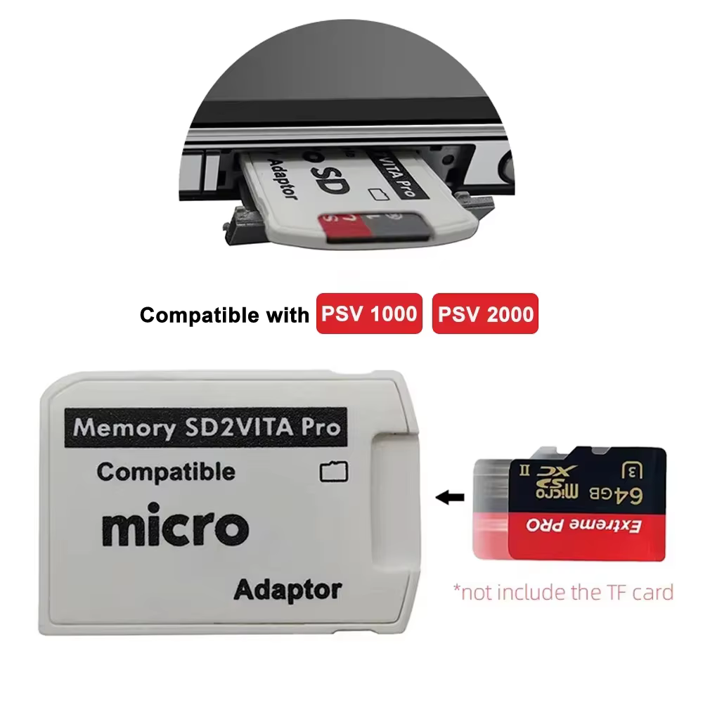 For PS Vita SD2VITA Version 6.0 Memory Card Adapter