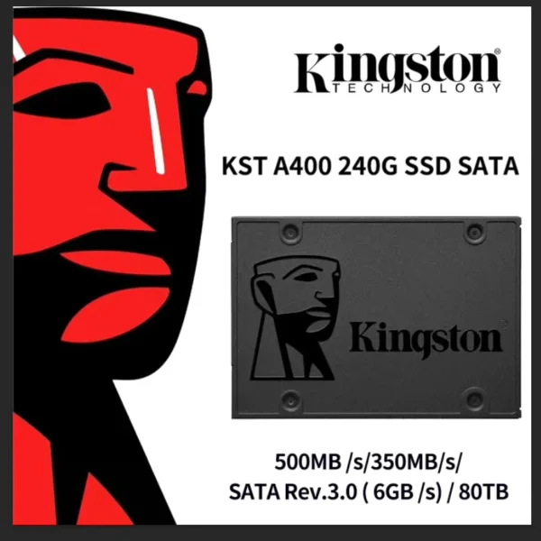 Kingston A400 2.5" SATA III SSD 120GB to 960GB
