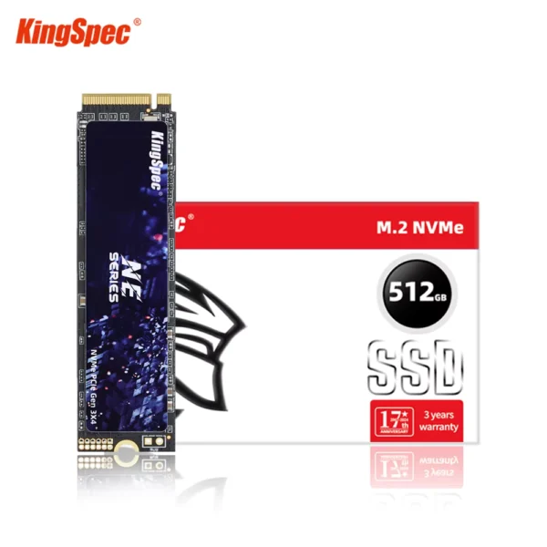 KingSpec M.2 NVMe PCIe SSD 128GB to 2TB High-Speed Storage