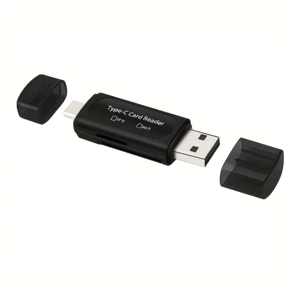 USB 3.0 & Type-C 4-in-1 OTG Card Reader Adapter