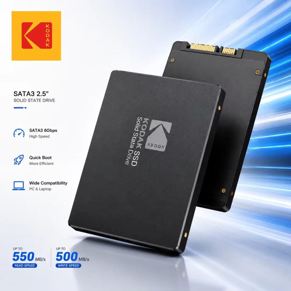 Kodak SATA III 2.5" Internal SSD 128GB-1TB
