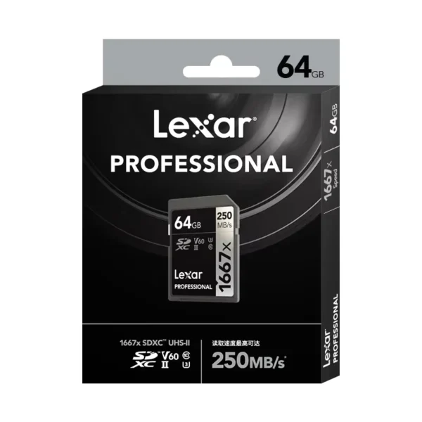 Lexar Professional 1667x SDXC UHS-II Memory Card