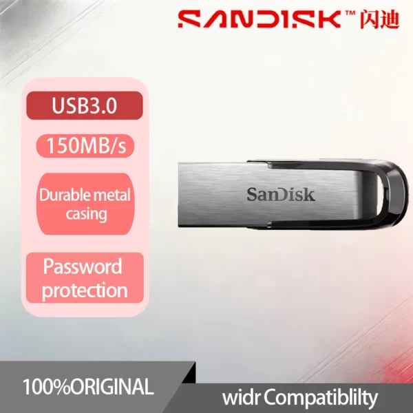 SanDisk CZ73 USB 3.0 Metal Flash Drive 16GB-512GB