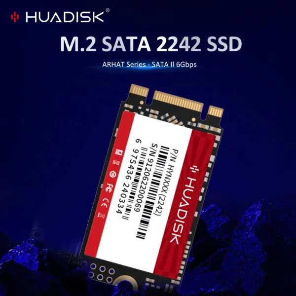 HUADISK M.2 SATA 2242 SSD 128GB to 2TB Internal Storage