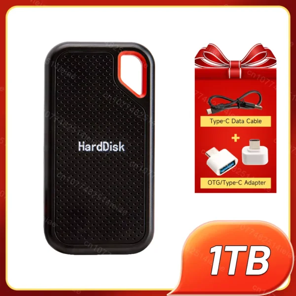 Ultra Slim 2TB External SSD USB 3.1 Portable Drive