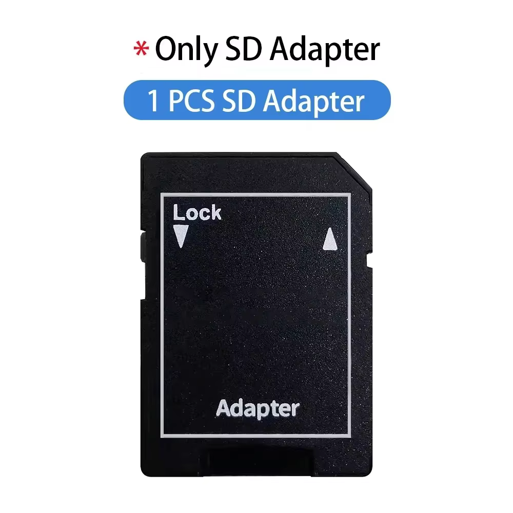 High-Speed Micro TF SD Card with SD Adapter 32GB-512GB