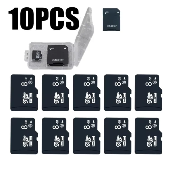 Ceamere 10PCS TF Memory Cards Various Capacities Class10 V10