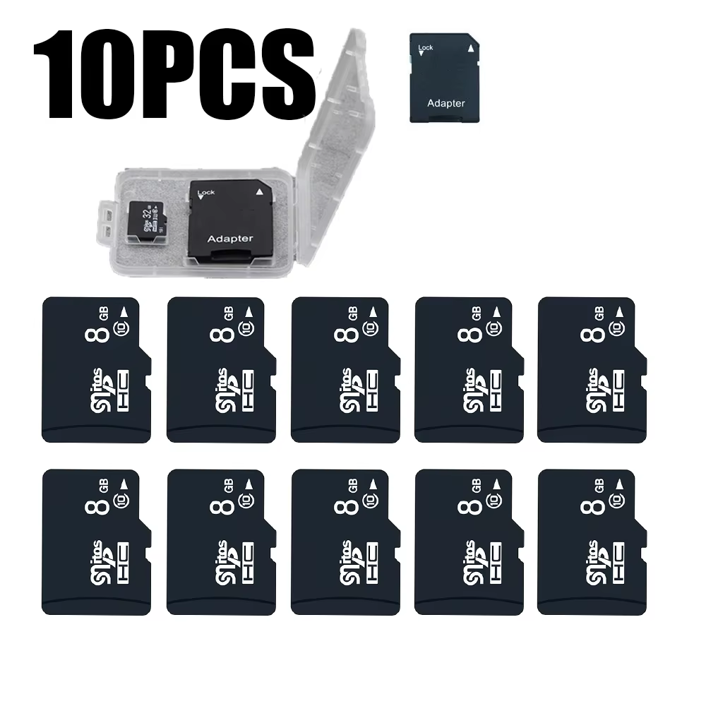 Ceamere 10PCS TF Memory Cards Various Capacities Class10 V10