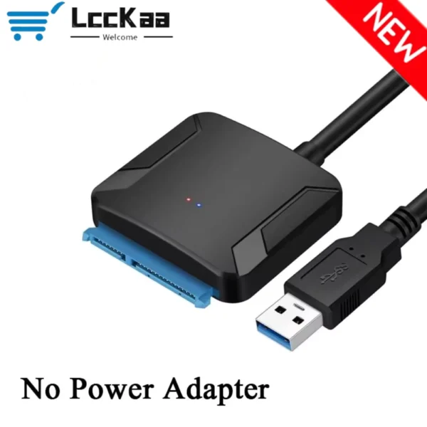USB 3.0 to SATA III Adapter for 2.5" & 3.5" HDD SSD