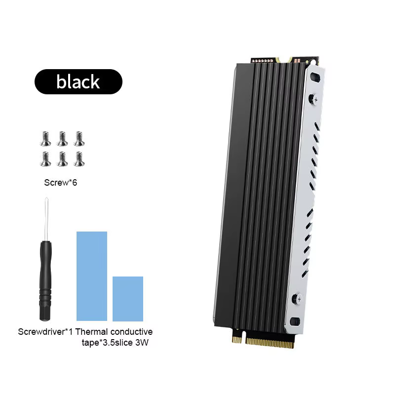 M.2 SSD Heatsink Aluminum Radiator with Thermal Pad