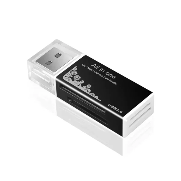 4-in-1 USB 2.0 Multi Card Reader Adapter for PC & Laptop