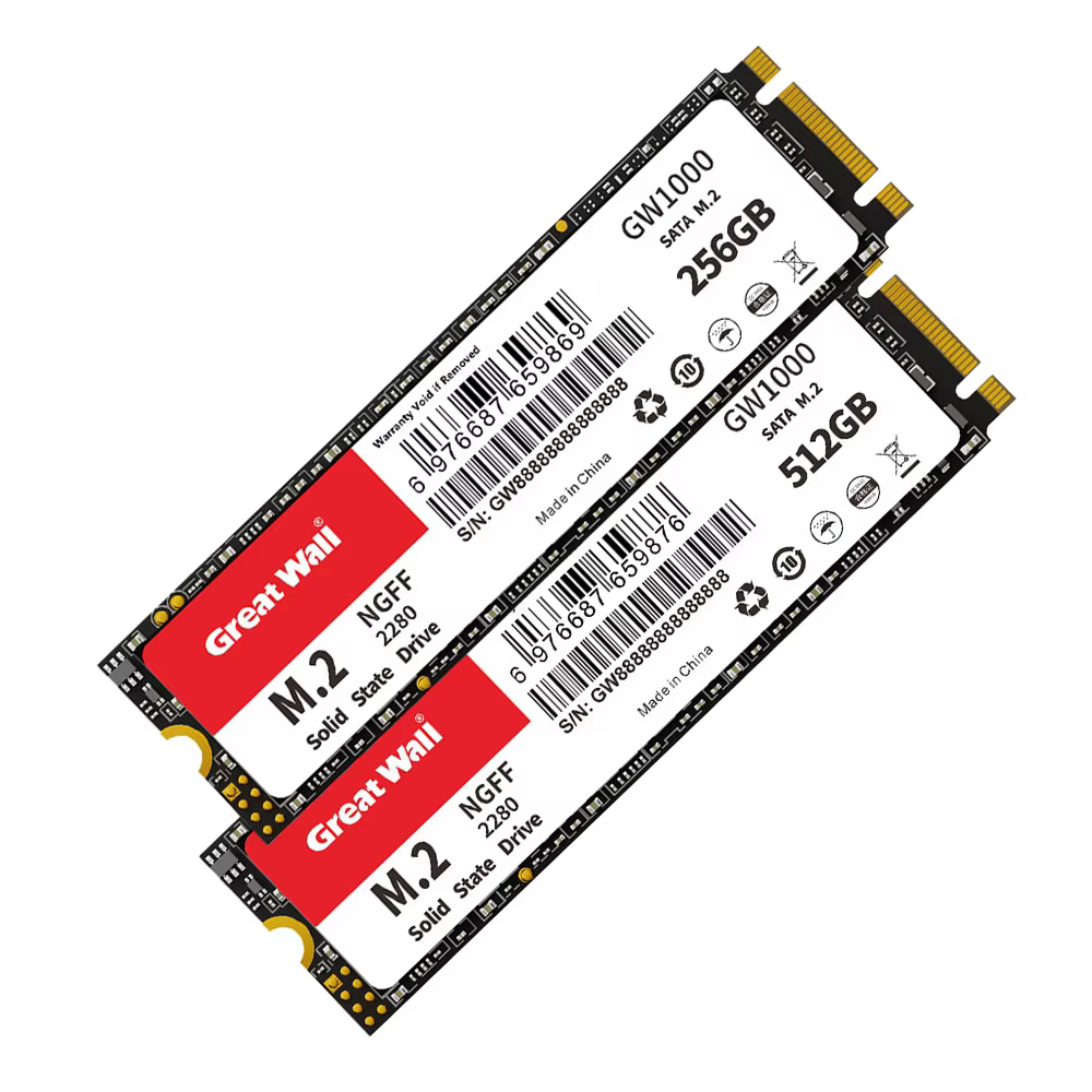 Great Wall M.2 2280 SATA SSD 128GB-2TB High-Speed Storage