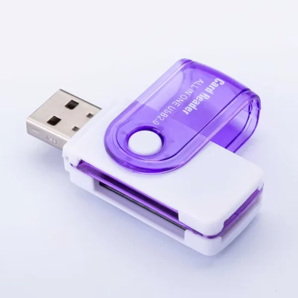 4 in 1 USB 2.0 Card Reader SD Micro SD TF MS M2 Adapter