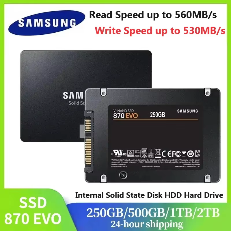 Samsung SSD 870 EVO SATA3 2.5 Inch Internal Solid State Drive