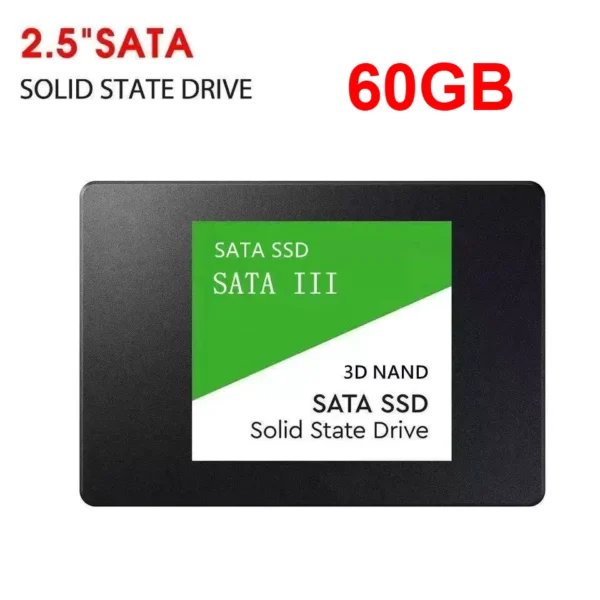 High-Speed 2.5" Internal SSD 60GB–4TB for PC & Mac