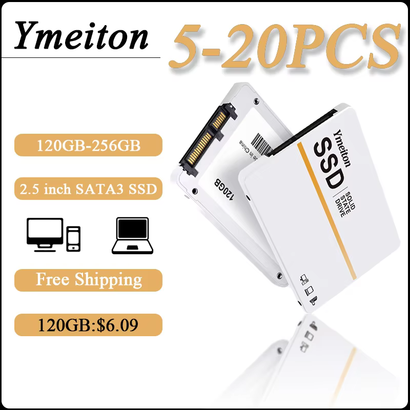Ymeiton 2.5" SATA III SSD 120GB-256GB TLC Flash
