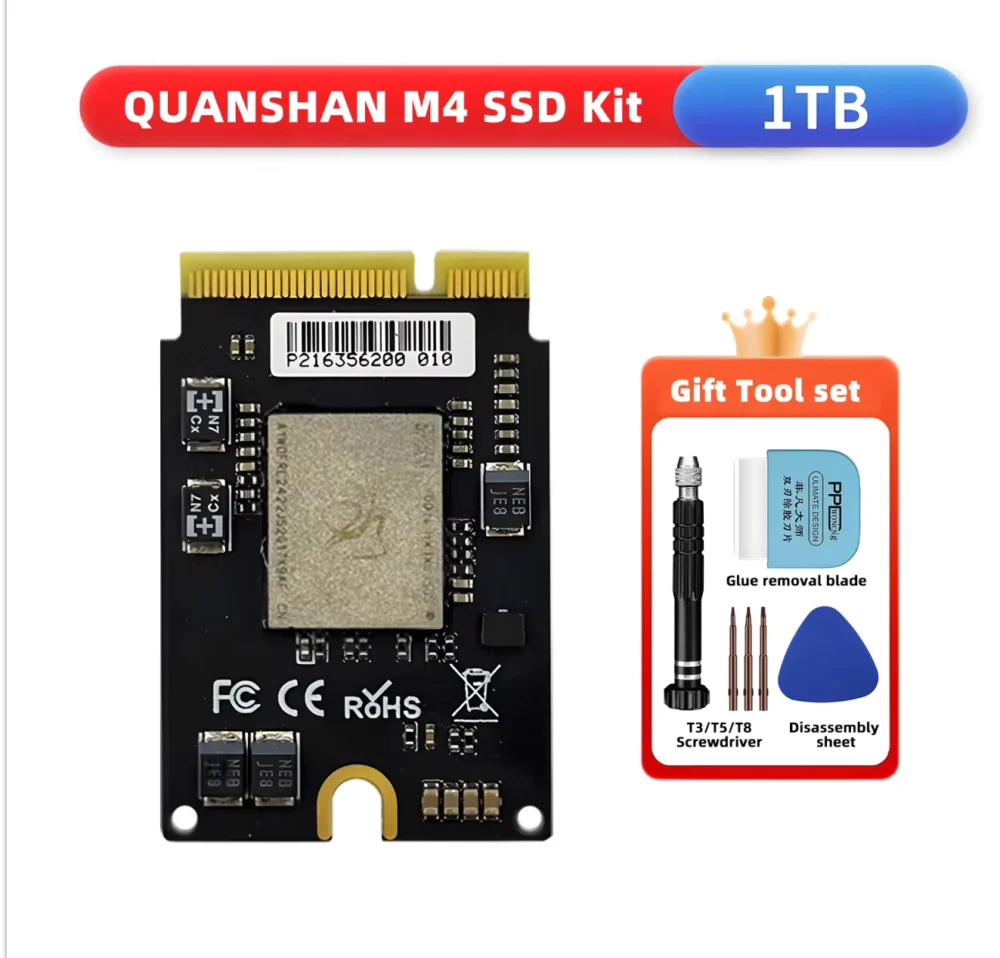 M4 Mac Mini SSD 1TB 2TB Internal Solid State Drive Upgrade