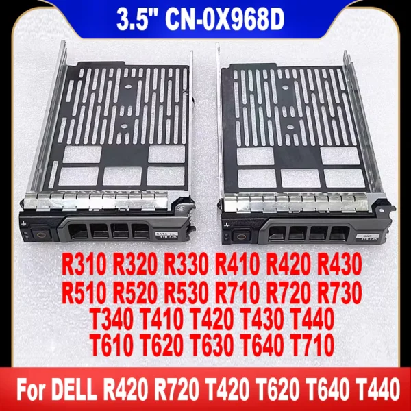 0X968D Dell 3.5" SAS SATA Hard Drive Tray Caddy