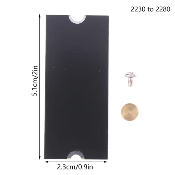 M.2 SSD Adapter Bracket 2230-2242-2280 Metal Converter