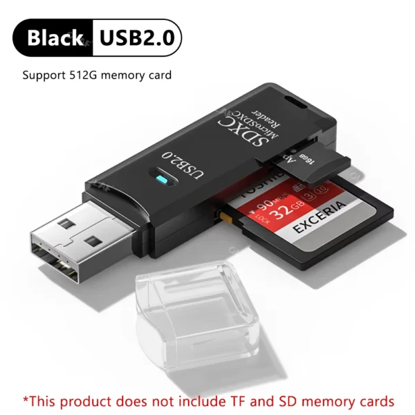 USB 3.0 Micro SD TF Card Reader Adapter for PC Laptop