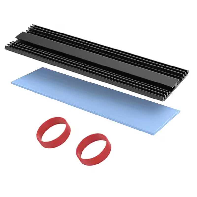 M.2 NVME 2280 Aluminum SSD Heatsink with Thermal Silicone