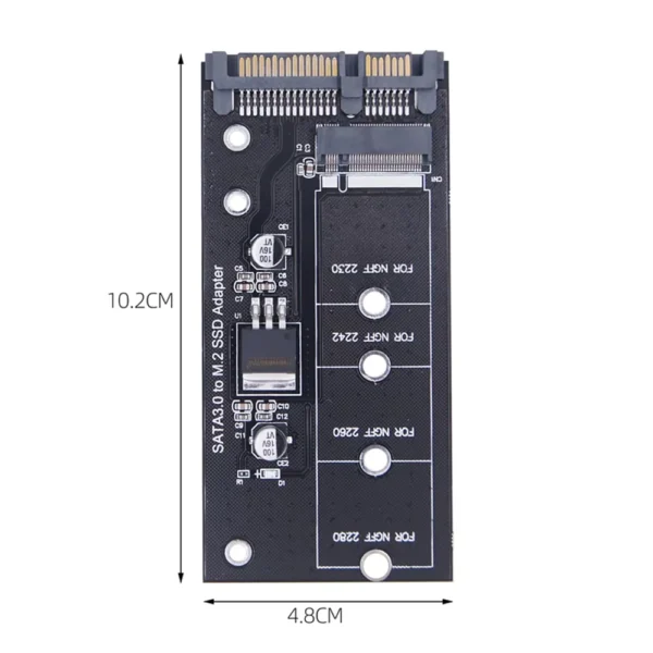 M.2 NGFF SSD to SATA 3.0 Adapter Card Converter