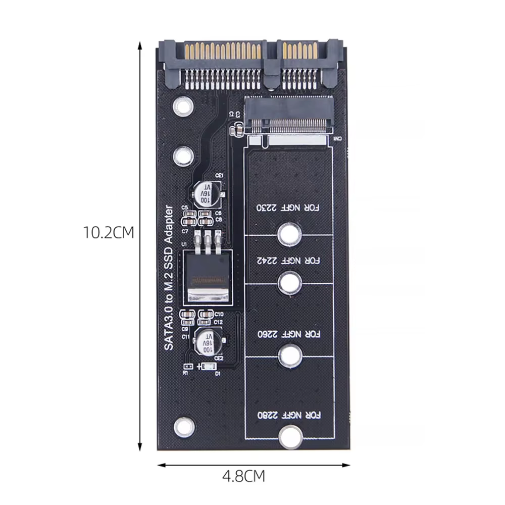 M.2 NGFF SSD to SATA 3.0 Adapter Card Converter