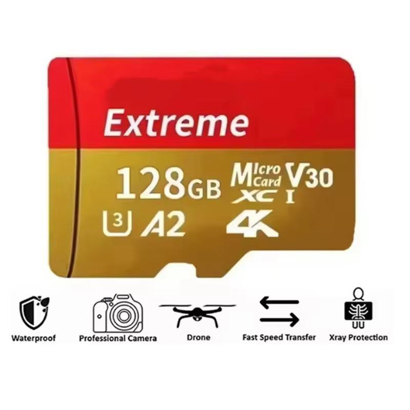 High Speed Micro SD Card 128GB to 2TB U3 V30 TF Flash
