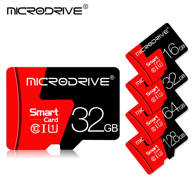 MicroDrive Original Micro SD Cards 4GB to 256GB Class 10