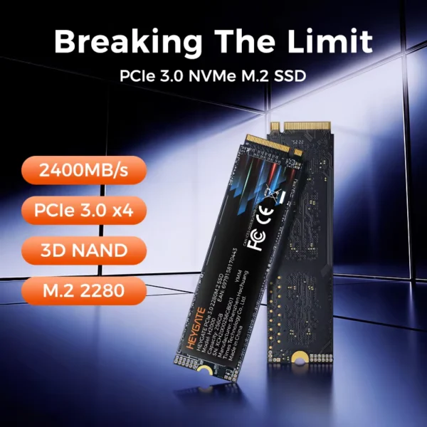 HEYGATE M.2 2280 PCIe 3.0 NVMe SSD 256GB-512GB