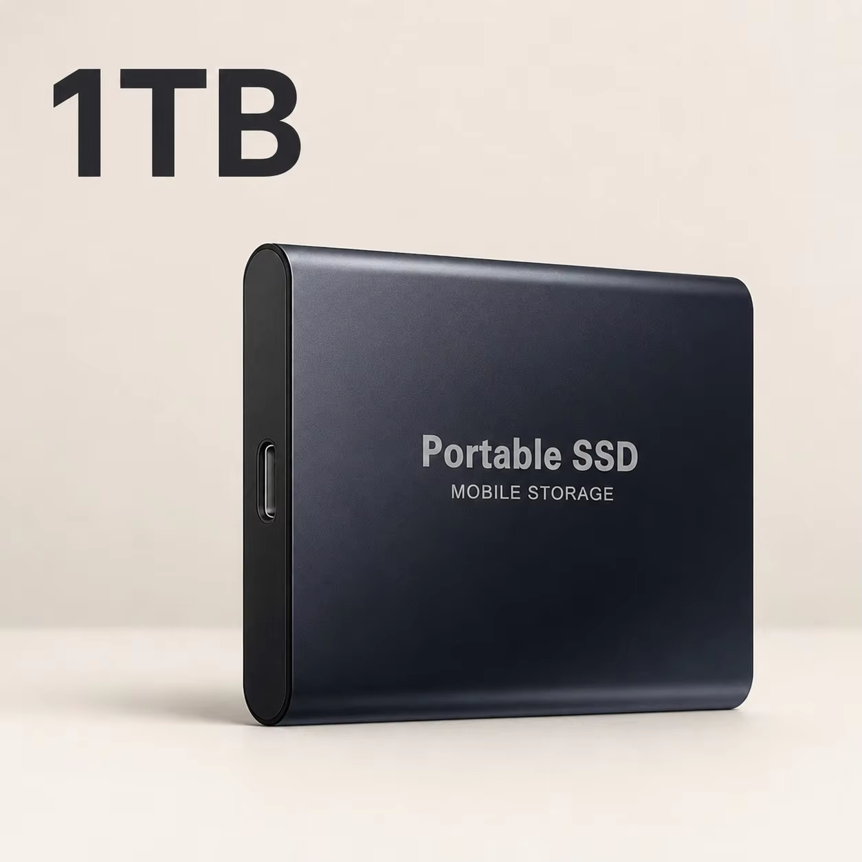 High Efficiency External SSD 1TB 2TB USB-C Storage Drive