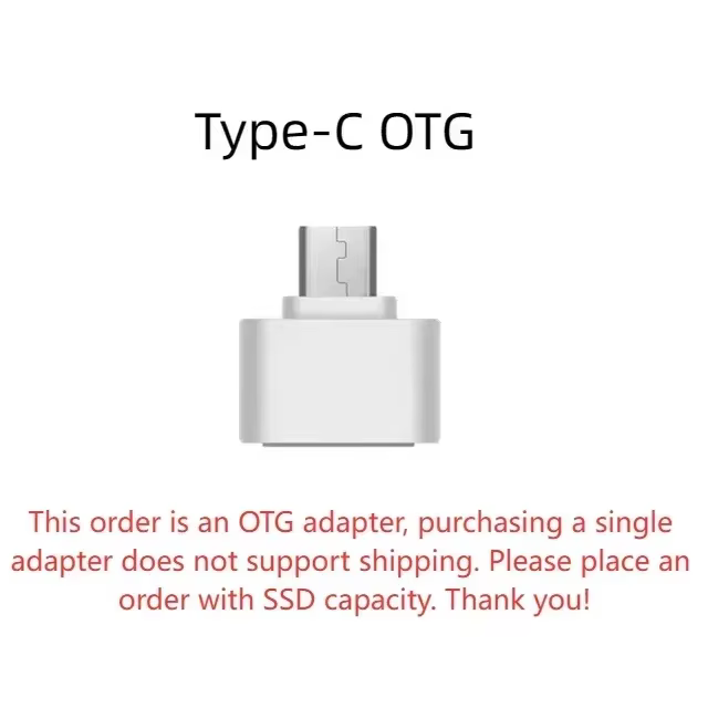 High-Speed Portable SSD External Hard Drive 1TB-4TB USB 3.2 Type-C