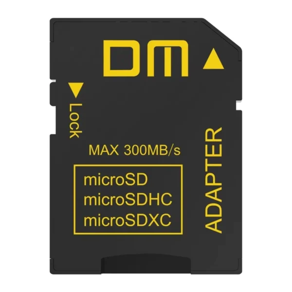DM SD4.0 UHS-II MicroSD to SD Card Adapter 300MB/s