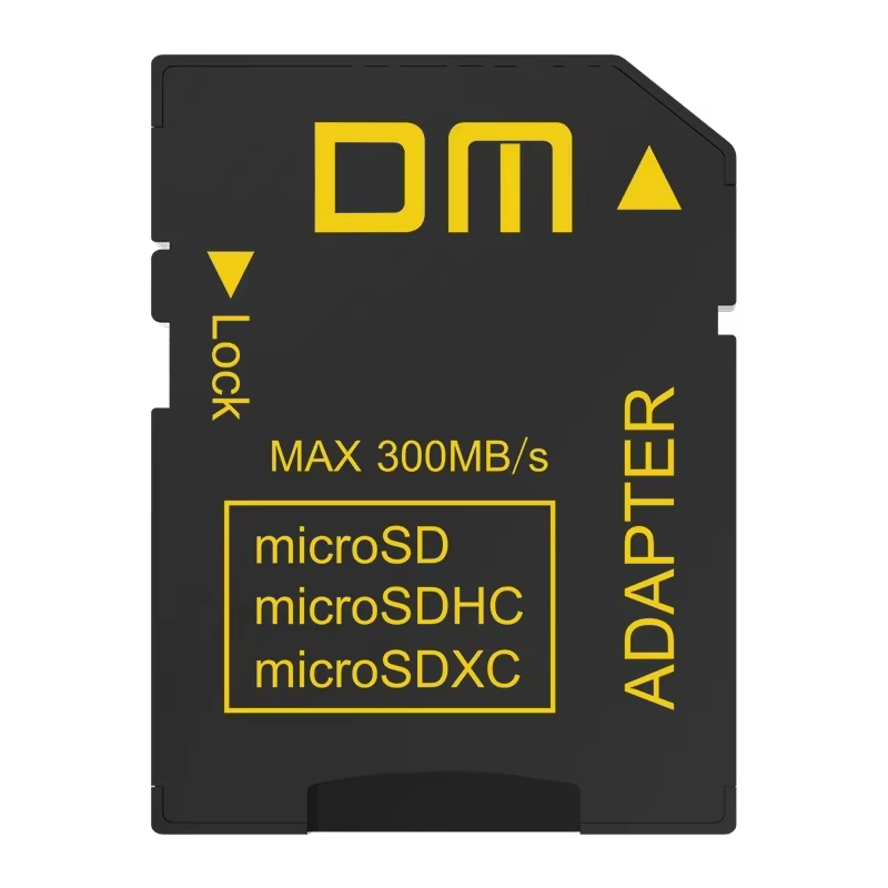 DM SD4.0 UHS-II MicroSD to SD Card Adapter 300MB/s