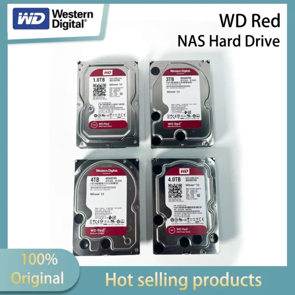 Western Digital WD Red NAS HDD 1TB-4TB 5400RPM 64MB SATA
