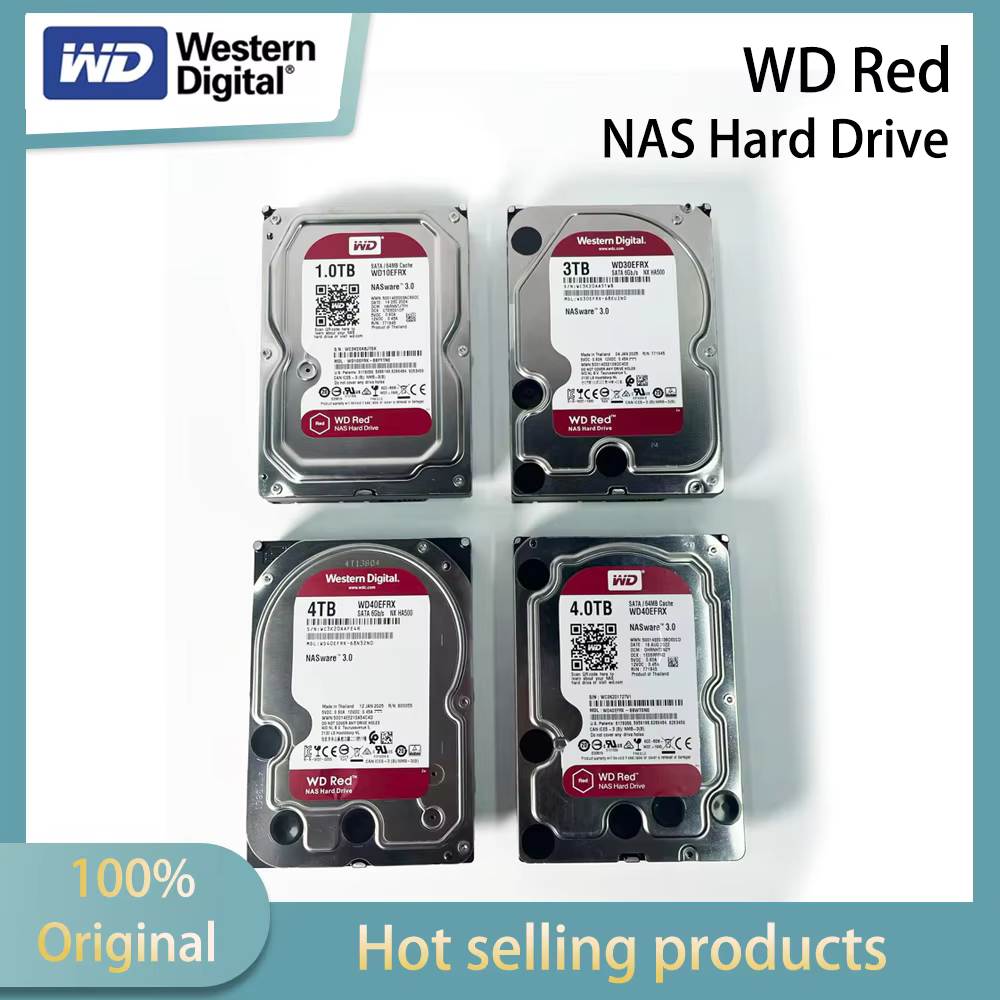 Western Digital WD Red NAS HDD 1TB-4TB 5400RPM 64MB SATA